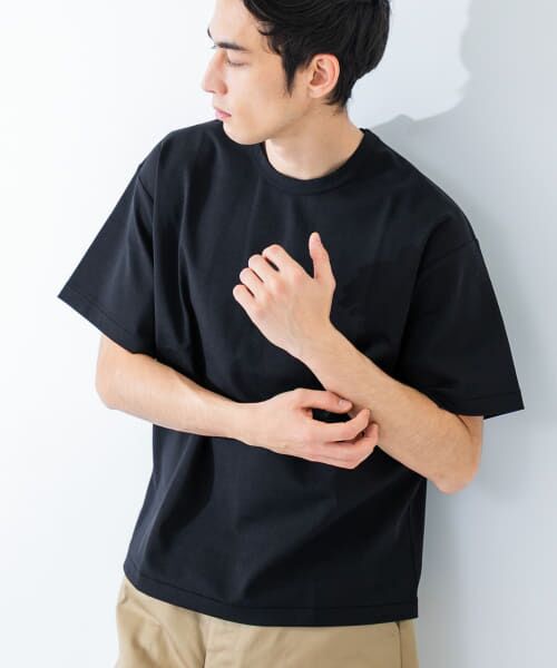 ＊＊URBAN RESEARCH / アーバンリサーチ Tシャツ | 接触冷感スムージーTシャツ（BLACK）