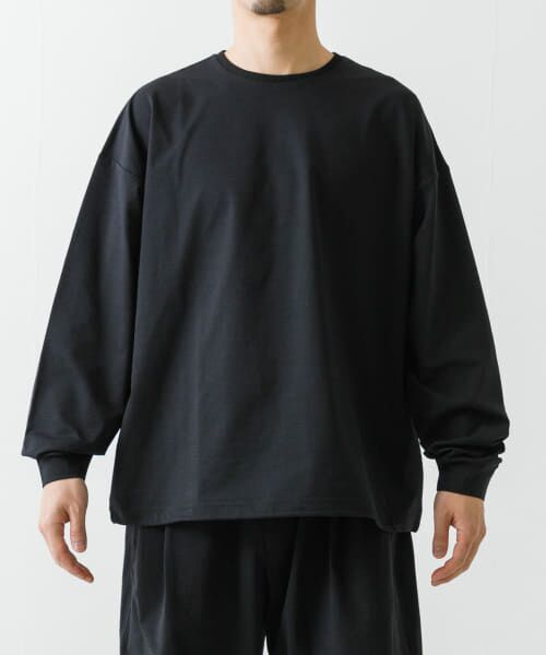 Wide Dad SHADE TECH LONG SLEEVE T ロンT Wide Dad(ワイドダッド) 25SS 裾ドローコード長袖カットソー