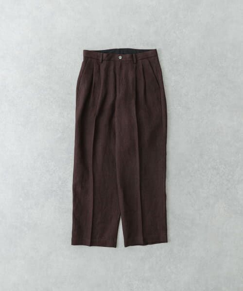 パンツ ATELIER AURA ARI ORGANIC LINEN TROUSERS ATELIER AURA ARI ORGANIC LINEN TROUSERS