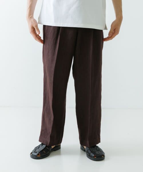 new basic リネンタックスラックス （その他パンツ）｜＊＊URBAN