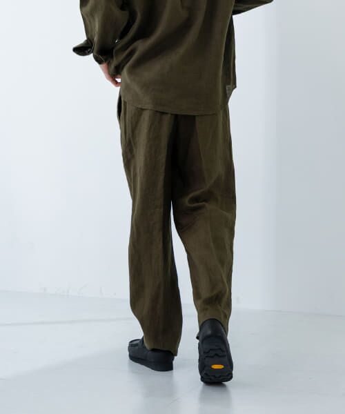 vital pure linen roped tuck pants リネンパンツ vital pure linen roped tuck pants リネンパンツ - メルカリ