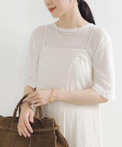 new basic　ドライツイストシアーTシャツ