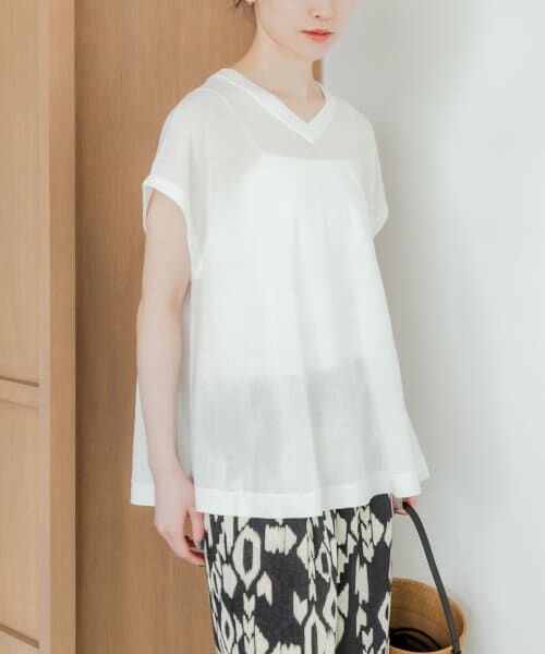 ＊＊URBAN RESEARCH / アーバンリサーチ ニット・セーター | 『UVカット』2WAYフレンチスリーブニット（OFF）