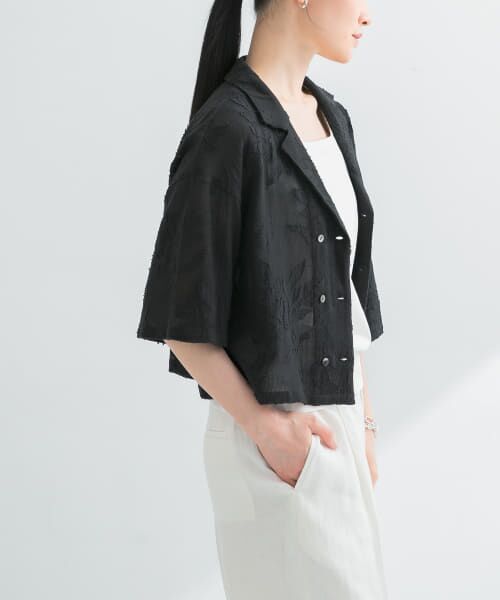 URBAN RESEARCHショートシャツ セール】 カラミジャガードショートシャツ （シャツ・ブラウス