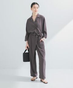 『2サイズ展開』フロントタックジャンプスーツ