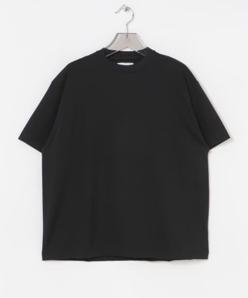 新品タグ付URBAN RESEARCHリネン黒 ショートスリーブオールインワン セール】『UR TECH DRYLUXE』ショートスリーブブルゾン