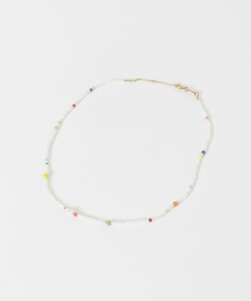 ＊＊URBAN RESEARCH / アーバンリサーチ ネックレス・ペンダント・チョーカー | ANNI LU　CONFETTI GEM NECKLACE（WHT SHELL）