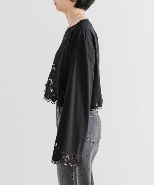 セール】 カットワークレース刺繍ブラウス （シャツ・ブラウス