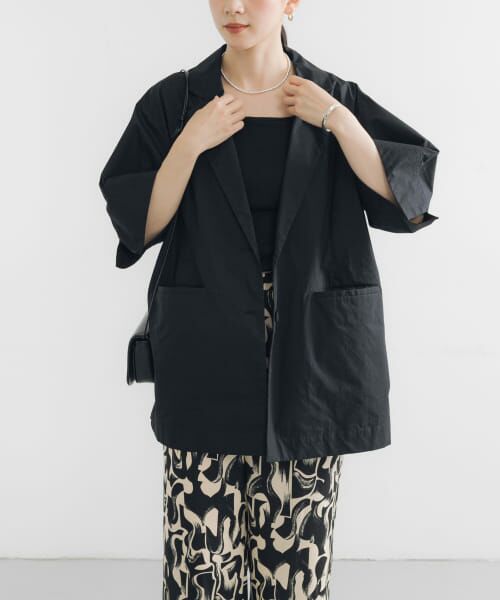 セール】 コットンハーフスリーブジャケット （その他アウター