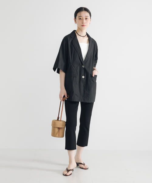 アーバンリサーチ　ハーフスリーブジャケット　CHARCOAL セール】『UR TECH DRYLUXE』ハーフスリーブジャケット（その他