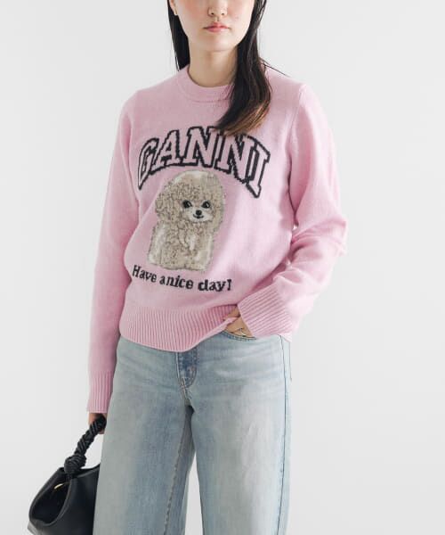 Ganni セーター レディース】Graphic Wool Mix Knit | GANNI(ガニー) / トップス