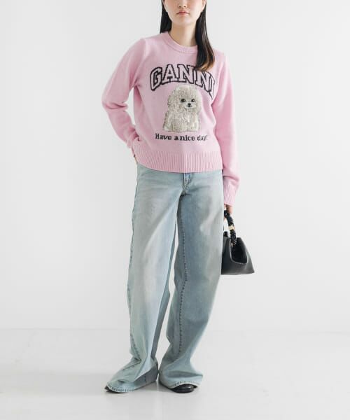 GANNI Graphic Wool Mix Poodle （ニット・セーター