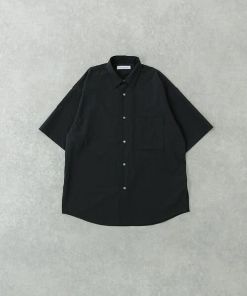 ＊＊URBAN RESEARCH / アーバンリサーチ シャツ・ブラウス | NYLON DRY STRETCH SHIRTS（BLACK）