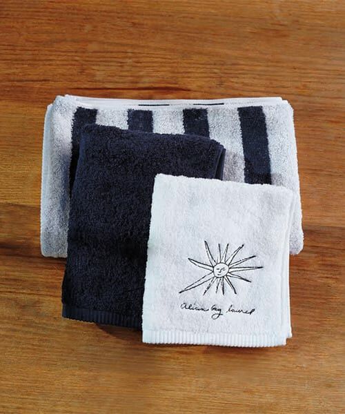 URBAN RESEARCH DOORS / アーバンリサーチ ドアーズ タオル | LIVING PRODUCTS　Hand Towel navy | 詳細5