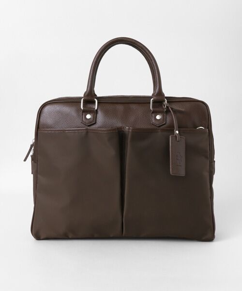 LIFE STYLE TAILOR　ナイロンブリーフBAG　BROWN