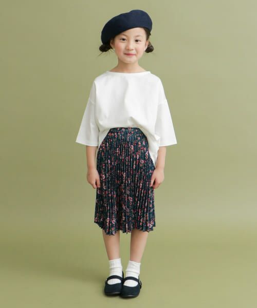 フラワープリーツスカート Kids パンツ Urban Research Doors