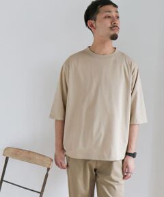 ダブルシルケット6分袖Tシャツ