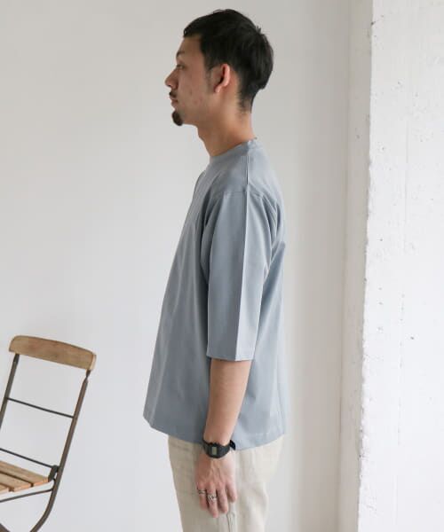 URBAN RESEARCH DOORS / アーバンリサーチ ドアーズ Tシャツ | ダブルシルケット6分袖Tシャツ | 詳細13