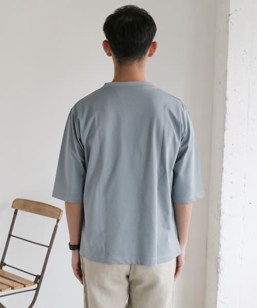 URBAN RESEARCH DOORS / アーバンリサーチ ドアーズ Tシャツ | ダブルシルケット6分袖Tシャツ | 詳細14