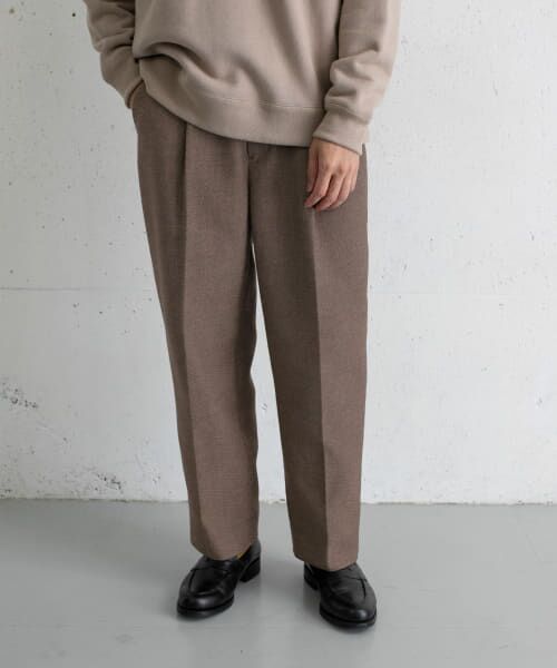 Shoowtime】ワイド タック パンツ スラックス Wide tack pants slacks - organicfarmermag.com