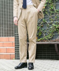 LIFE STYLE TAILOR　ストレッチコットン2タックパンツ