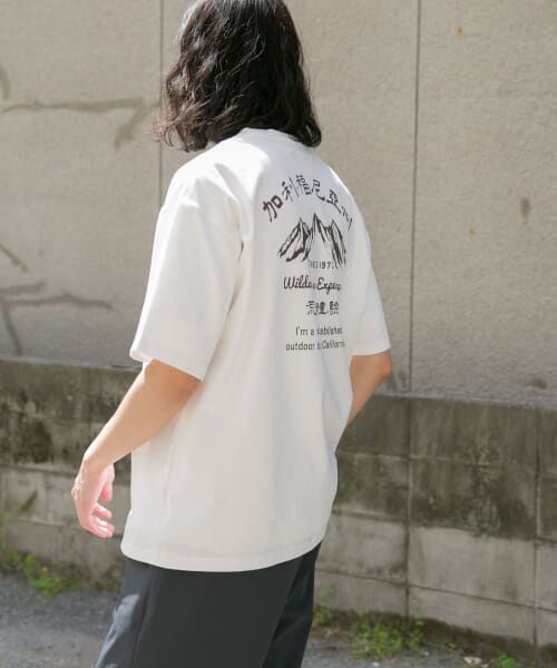 URBAN RESEARCH DOORS / アーバンリサーチ ドアーズ Tシャツ | 『別注』WILDERNESS EXPERIENCE×DOORS　バックプリントTシャツ | 詳細7