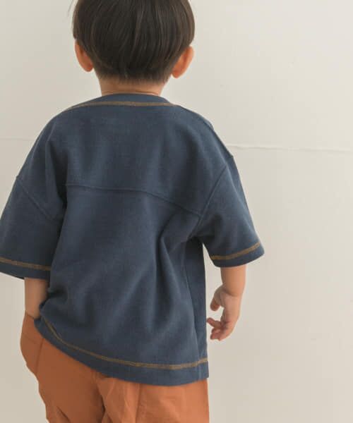 URBAN RESEARCH DOORS / アーバンリサーチ ドアーズ トップス | パイルカラーステッチTシャツ(KIDS) | 詳細4