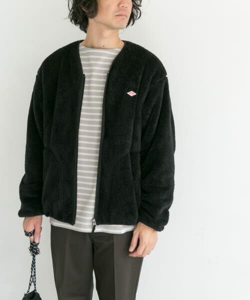 WEB限定』DANTON HIGH PILE ZIP V-NECK JACKET （ブルゾン）｜URBAN RESEARCH DOORS / アーバンリサーチ  ドアーズ ファッション通販 タカシマヤファッションスクエア