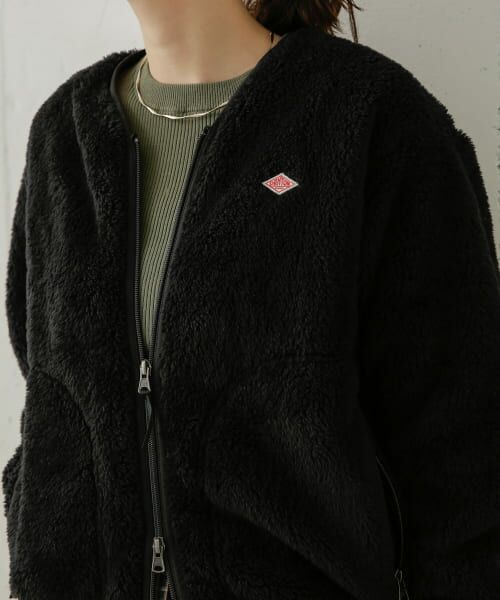 DANTON HIGH PILE ZIP V-NECK JACKET （その他アウター）｜URBAN RESEARCH DOORS / アーバンリサーチ  ドアーズ ファッション通販 タカシマヤファッションスクエア