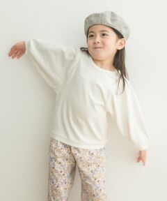 ボリュームスリーブ8分袖Tシャツ(KIDS)