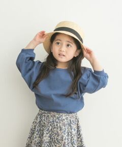 ボリュームスリーブ8分袖Tシャツ(KIDS)