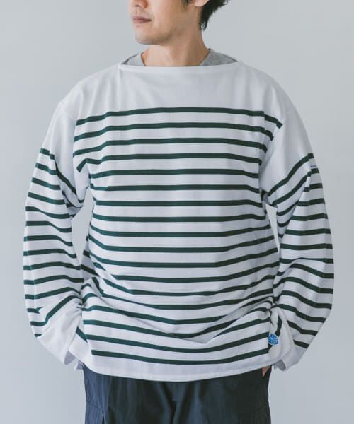 ORCIVAL　WIDE BODY BOAT NECK LONG-SLEEVE PULLOVER