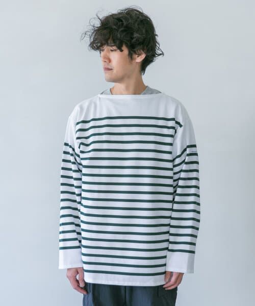 ORCIVAL　WIDE BODY BOAT NECK LONG-SLEEVE PULLOVER