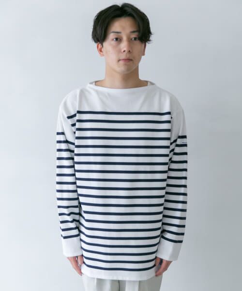 ORCIVAL　WIDE BODY BOAT NECK LONG-SLEEVE PULLOVER