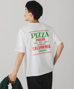 PIZZA プリントTシャツ