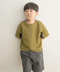 メッシュスウィッチングドルマンTシャツ(KIDS)