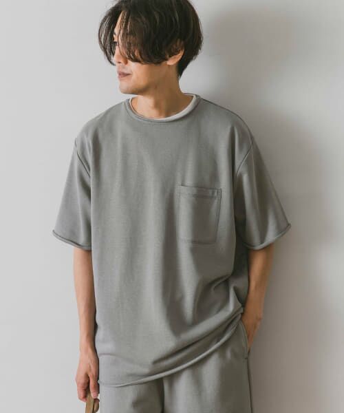 URBAN RESEARCH DOORS / アーバンリサーチ ドアーズ Tシャツ | ミニ裏毛アスレチックTシャツ | 詳細14