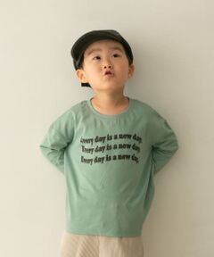 ロゴプリントBIGロングTシャツ(KIDS)