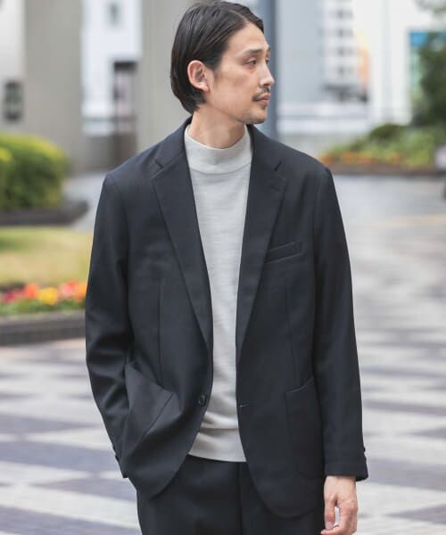 セール】 LIFE STYLE TAILOR ウールライクツイルジャケット （その他