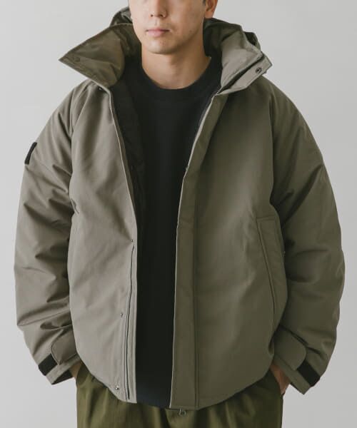 DANTON　DOWN ARMY HOODED JACKET