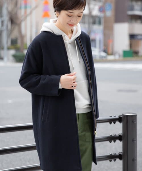 セール】 ノーカラーミドルコート （その他アウター）｜URBAN RESEARCH DOORS / アーバンリサーチ ドアーズ ファッション通販  タカシマヤファッションスクエア