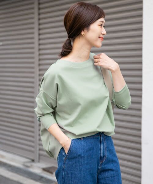 URBAN RESEARCH DOORS / アーバンリサーチ ドアーズ Tシャツ | コットンバックタックプルオーバー | 詳細13