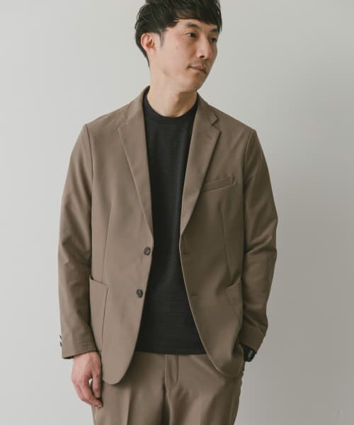 KHAKI】『イージーケア』LIFE STYLE TAILOR 強撚コンフォータブル