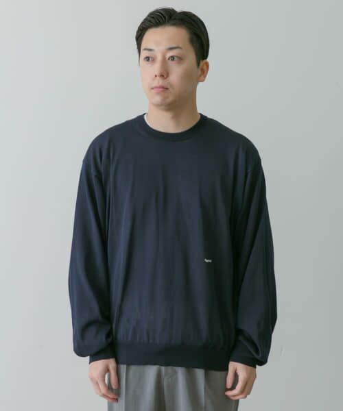 URBAN RESEARCH DOORS / アーバンリサーチ ドアーズ ニット・セーター | GYMPHLEX　CREW NECK PULLOVER LONG-SLEEVE | 詳細1