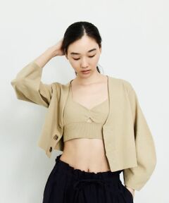 『WEB/一部店舗限定』unfil　organic cotton bra top