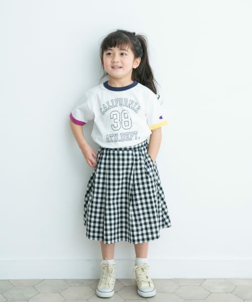 URBAN RESEARCH DOORS / アーバンリサーチ ドアーズ トップス | 『別注』Champion×DOORS　リンガーTシャツ(KIDS) | 詳細4