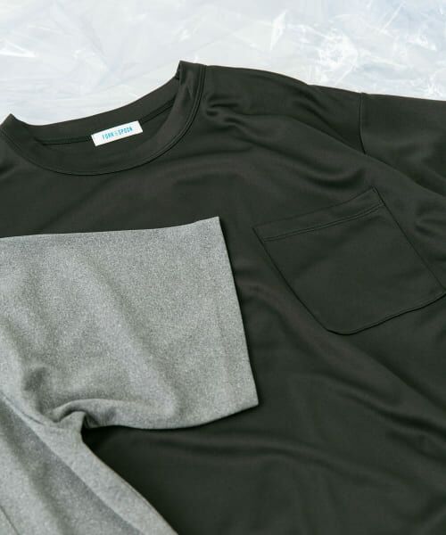 URBAN RESEARCH DOORS / アーバンリサーチ ドアーズ Tシャツ | FORK&SPOON　add fabrics ポケットTシャツ | 詳細18