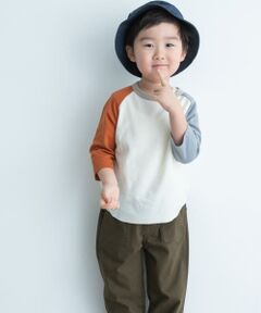 7分袖クレイジーカラーポンチTシャツ(KIDS)