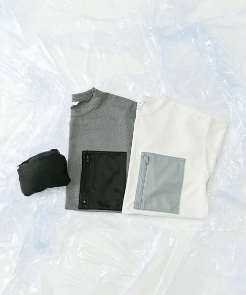 URBAN RESEARCH DOORS / アーバンリサーチ ドアーズ Tシャツ | add fabrics パッカブルTシャツ | 詳細23
