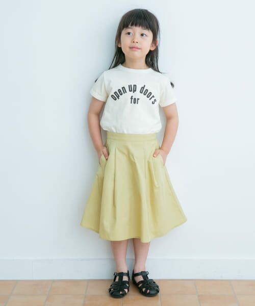 URBAN RESEARCH DOORS / アーバンリサーチ ドアーズ トップス | 『WEB/一部店舗限定サイズ』パイピングロゴTシャツ(KIDS) | 詳細2